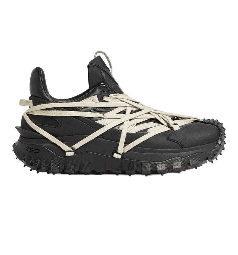 Dark-Minimalist Designer x M*ncler Trailgrip Megalace