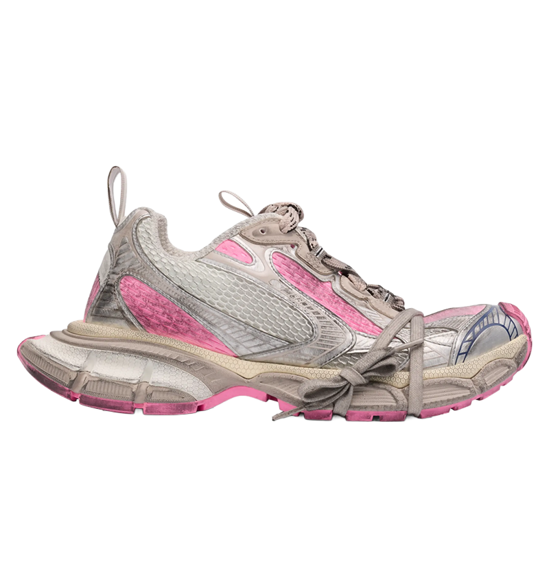 B4L3NClAG4 Avant-Garde Luxury 3XL panelled sneakers 'White/Grey/Pink'