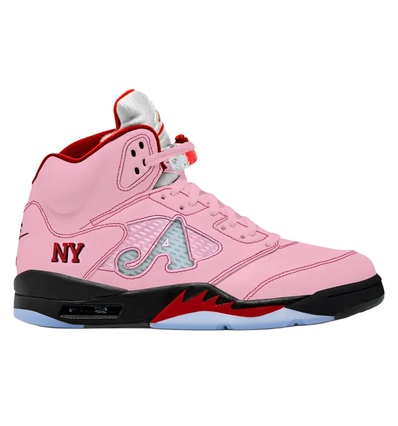 Athletic Air Retro 5 x Awake NY 'Arctic Pink'
