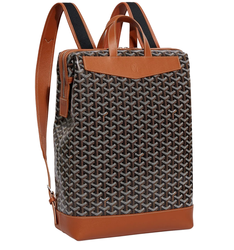 G0-Y4RD Monogram Luxury Cisalpin Backpack 'Black Tan'