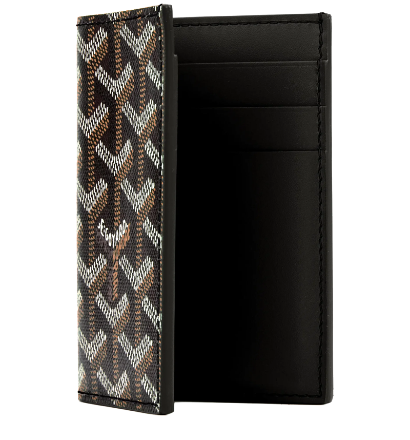 G0-Y4RD Monogram Luxury Luxury Folder Card Wallet 'Black'