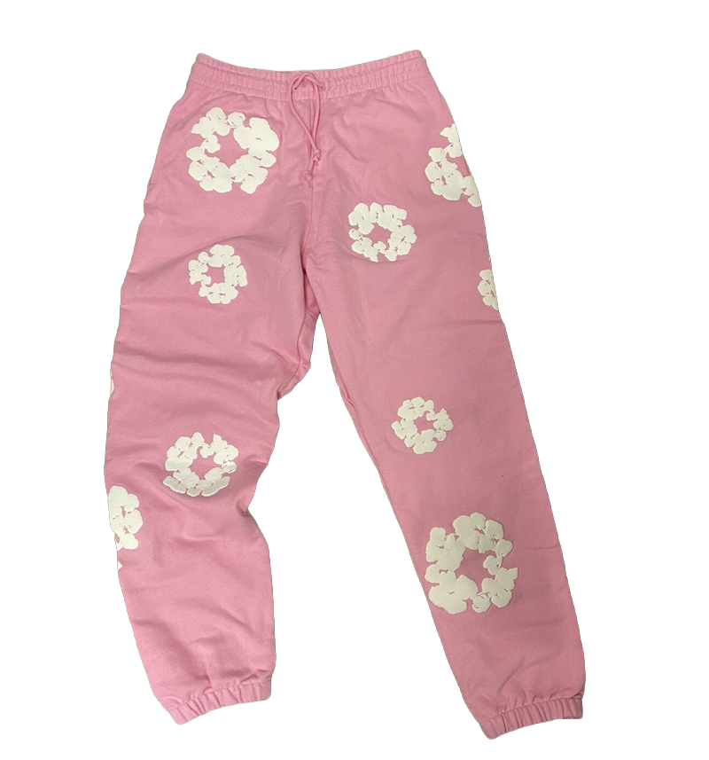 D3N!M TEARS Baggy Sweatpants 'Pink'