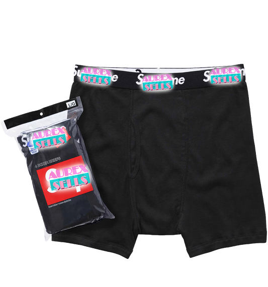 [2 Pairs] SUPR Tagless Boxer Briefs 'Black'