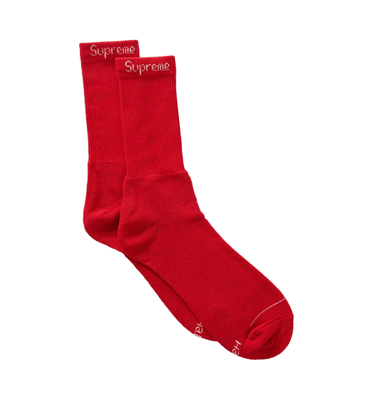 SUPR Crew Socks 'Red'