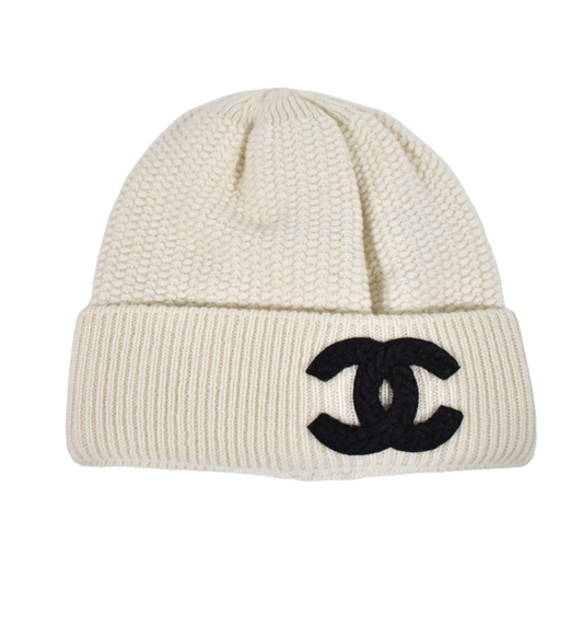 CHNL Classic Designer 23A Ivory Knit Cashmere