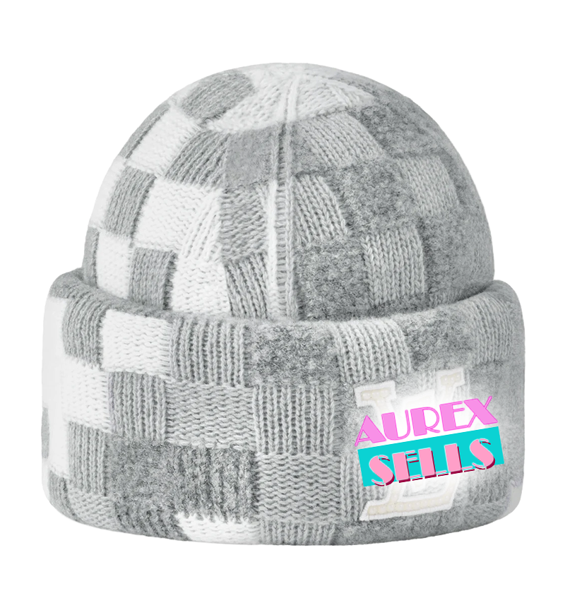 L-V Designer Gray Beanie