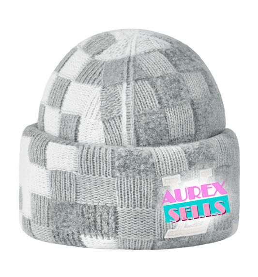 L-V Designer Gray Beanie