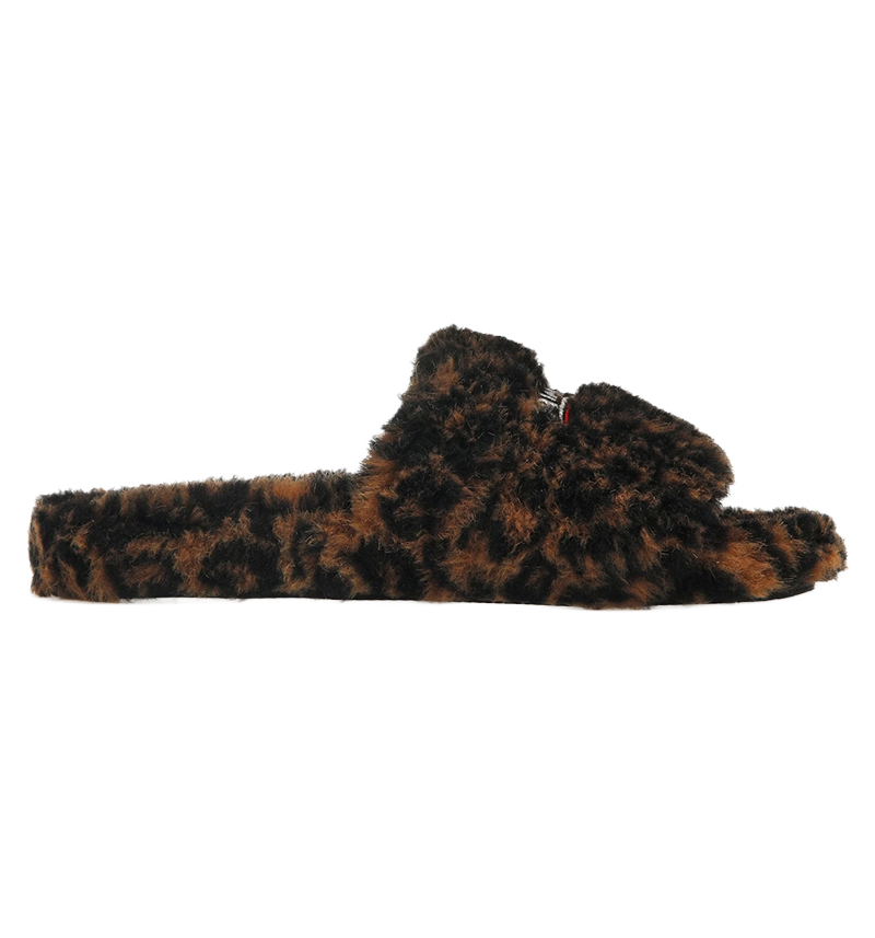 B4L3NClAG4 Avant-Garde Luxury Furry Slides