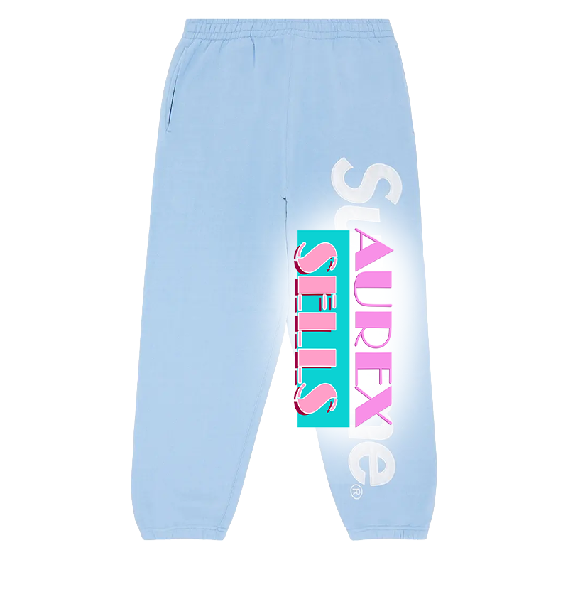 SUPR SATIN APPLIQUE SWEATPANT