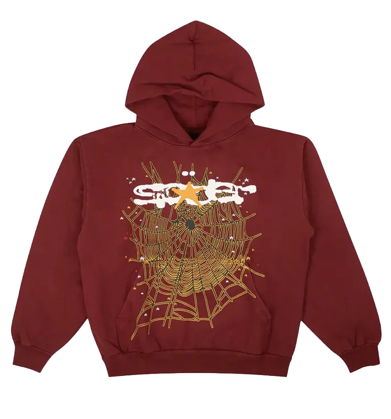 Maroon Spider Hoodie
