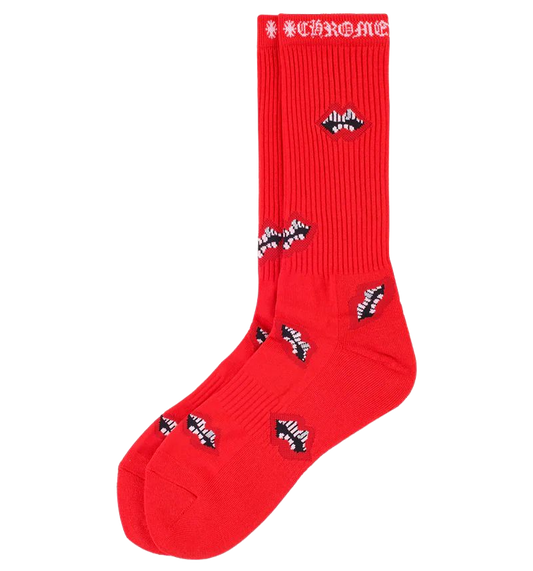 Chr0m3-H3^rts x M4TTY-B0y Socks 'Red'