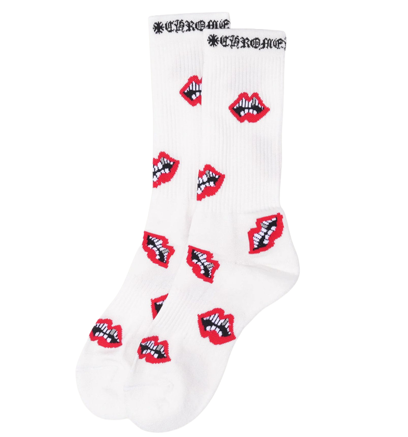 Chr0m3-H3^rts x M4TTY-B0y Socks 'White'