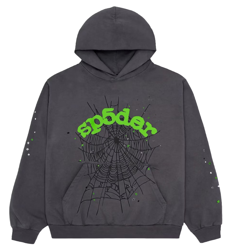 Spider Slate Wait Web Hoodie